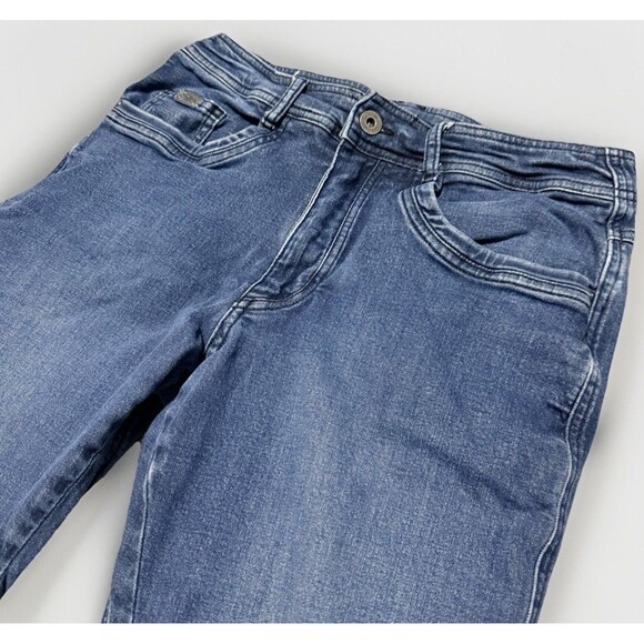 Kuhl Men's Denim Tapered Dark Wash Midnight 34X32 (Fit 32X30) Stretch Indigo Dye - Picture 2 of 16